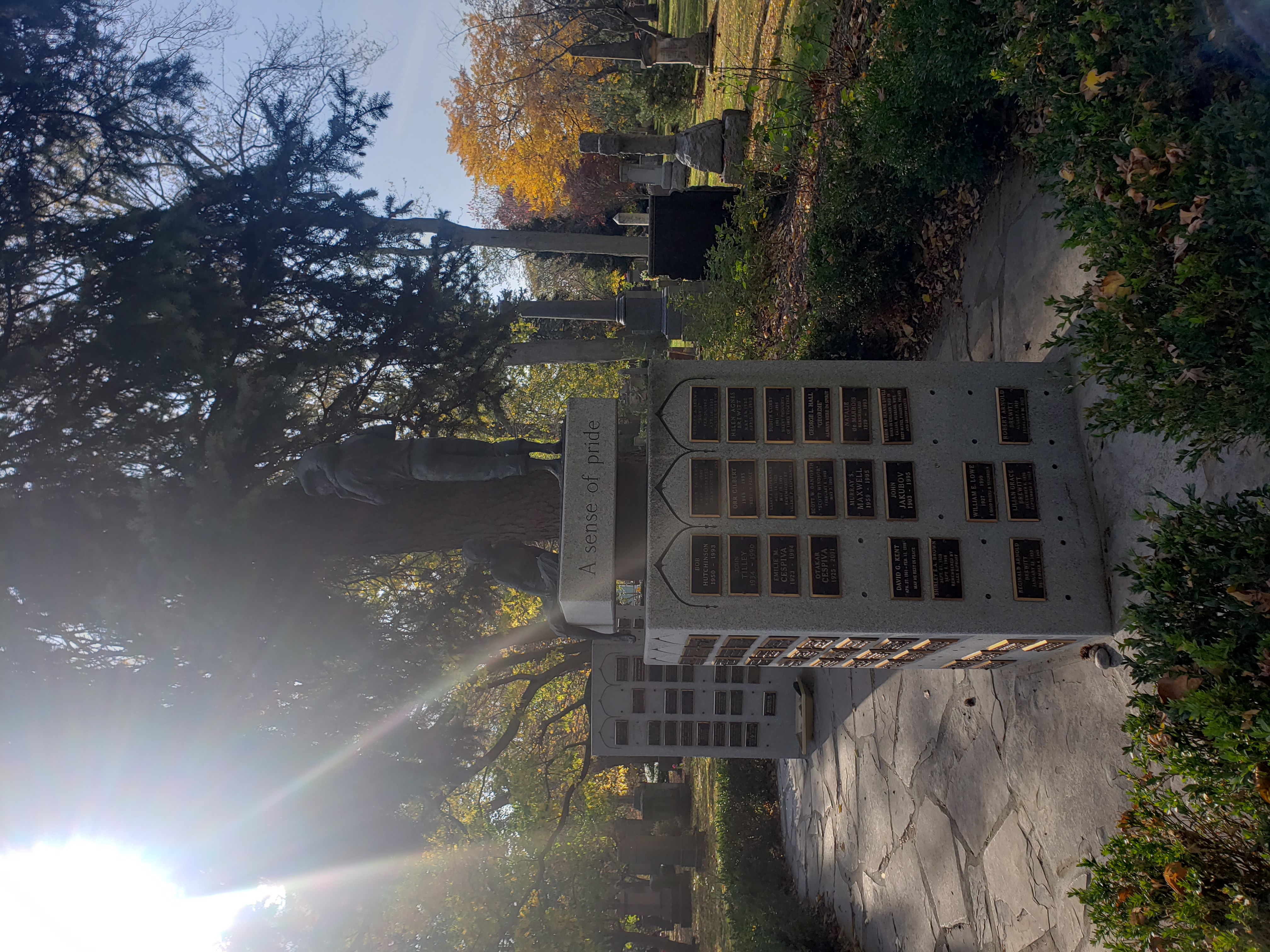 Tombstone at the Toronto Necropolis